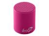 IFROGZ CODA POP Bluetooth Speaker Strawberry IFROGZ-CODA-POP STR